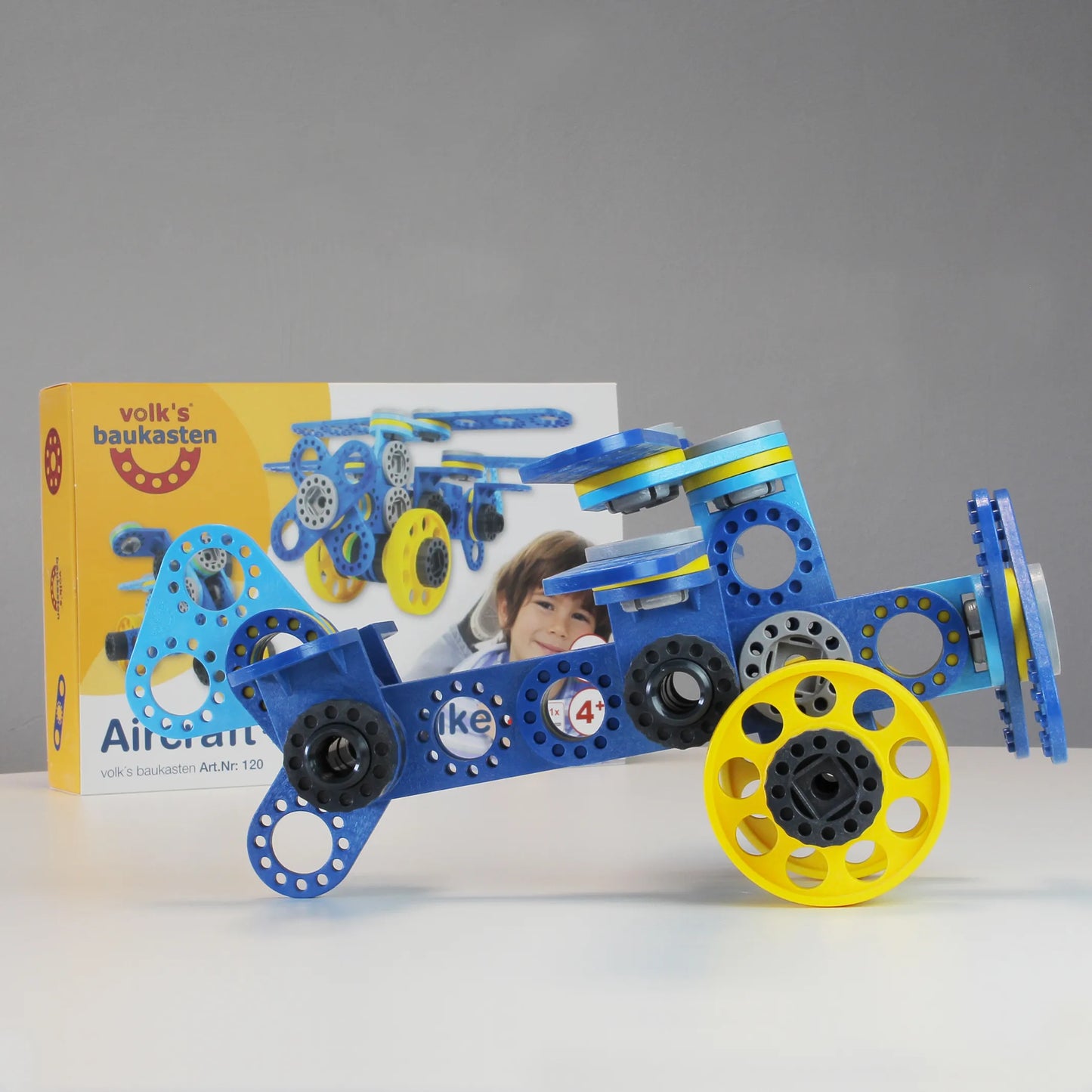 Volk's Baukasten Set Flieger + Motorrad