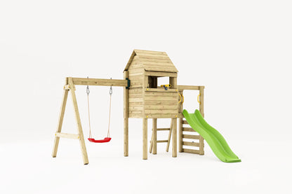 Fungoo Luomi Spielturm als Produktansicht auf hellem Hintergrund.