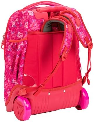 okiedog Stardust Detailansicht des Stardust Schulrucksacks mit Blumen