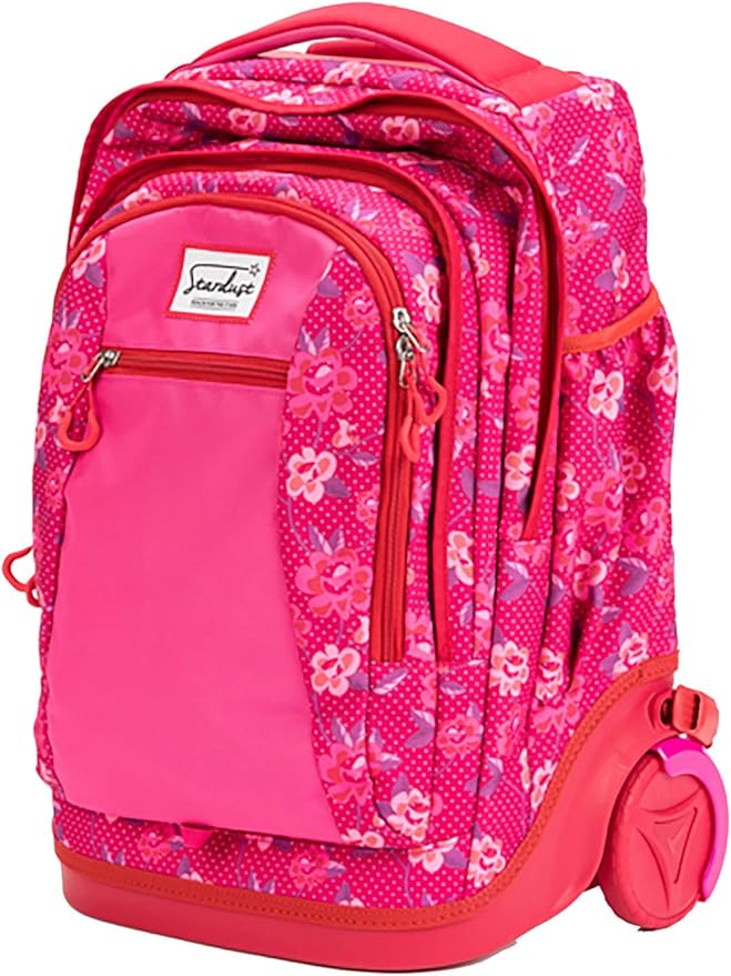 okiedog Stardust Weitere Ansicht des Stardust Schulrucksacks mit Blumen