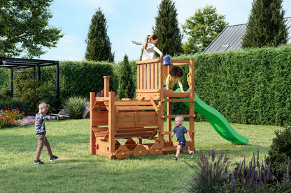 Fungoo Loco Spielhaus-Zug mit Kindern