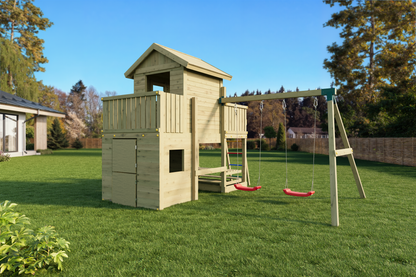 Fungoo Multifort Spielturm Seitenansicht