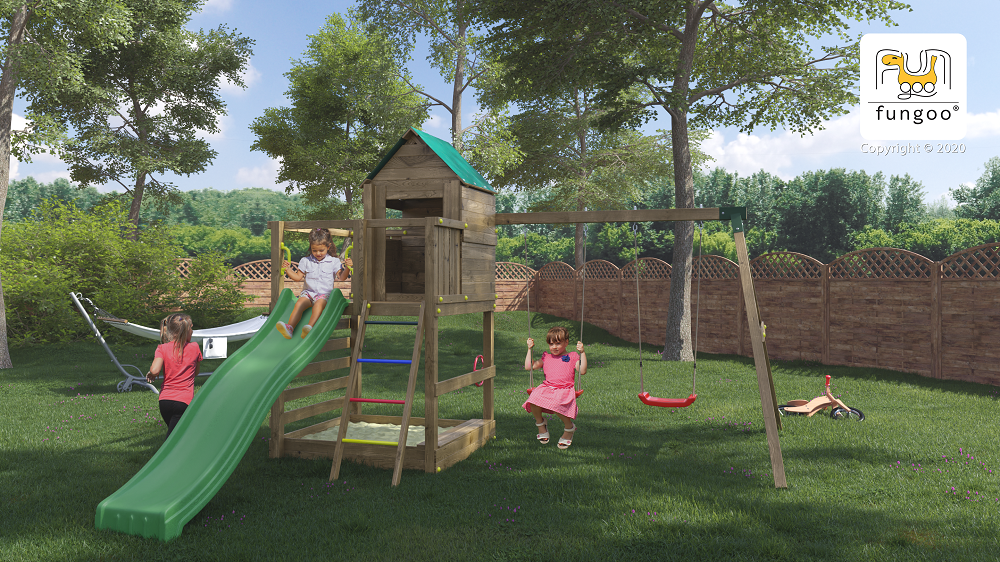 Fungoo Jarcas4 Spielturm im Garten