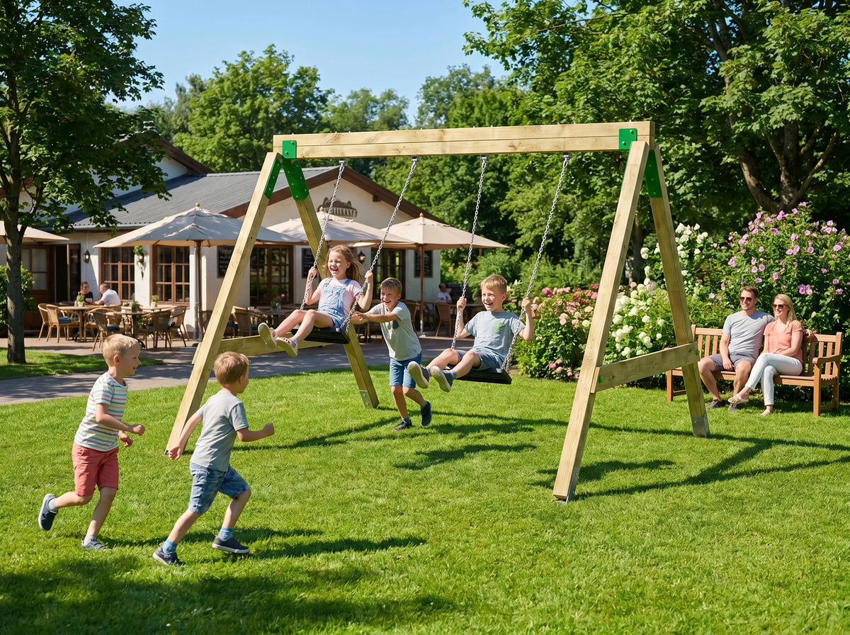 FunForte Swing II – Doppelschaukel für öffentliche Spielplätze – Produktbild S-10015-P-K_FF-Swing_0155