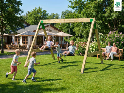 FunForte Swing II – Doppelschaukel für öffentliche Spielplätze – Produktbild S-10015-P-K_FF-Swing_0156
