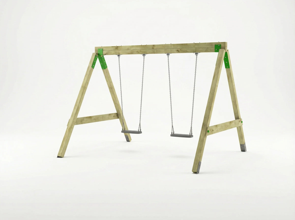 FunForte Swing II – Doppelschaukel für öffentliche Spielplätze – Produktbild S-10015-P-K_FF-Swing_0159