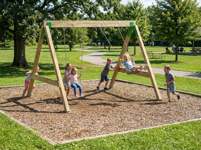 FunForte Swing II – Doppelschaukel für öffentliche Spielplätze – Produktbild S-10015-P-K_FF-Swing_0165