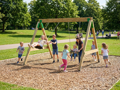 FunForte Swing II – Doppelschaukel für öffentliche Spielplätze – Produktbild S-10015-P-K_FF-Swing_0167