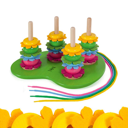 SINA Flowerpower Steck- und Fädelspiel