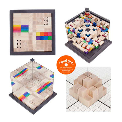 SINA Bauspiel Fröbel Modern aus Holz, Stein und Spiegeln