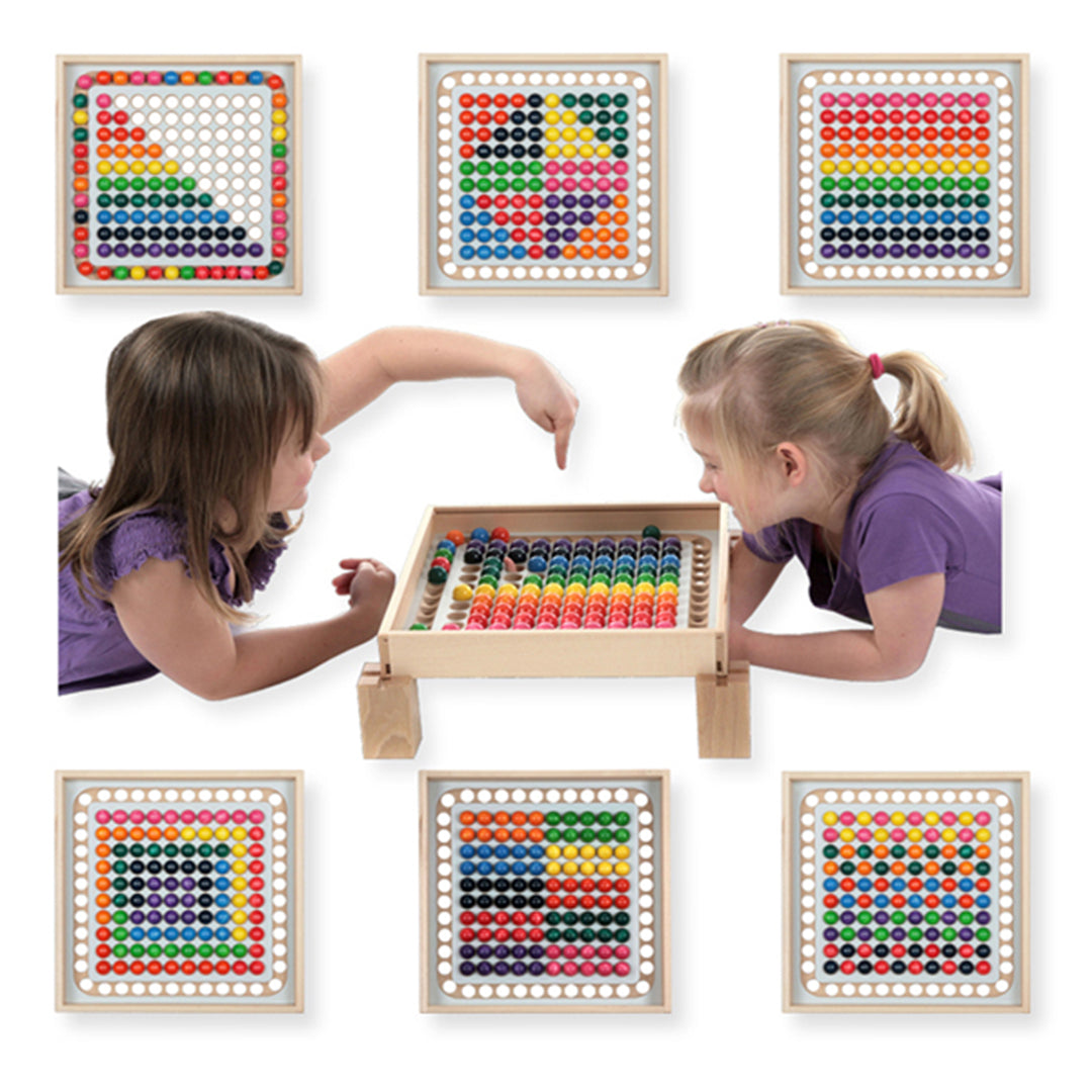 SINA Rechenmaschine mit 100 bunten Kugeln